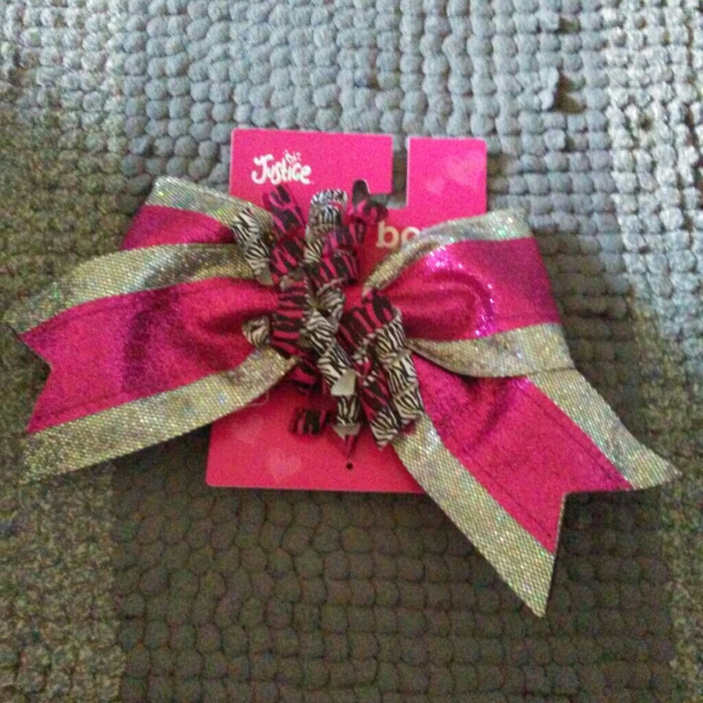 NWT!! ADORABLE JUSTICE DECORATIVE HAIR BOW